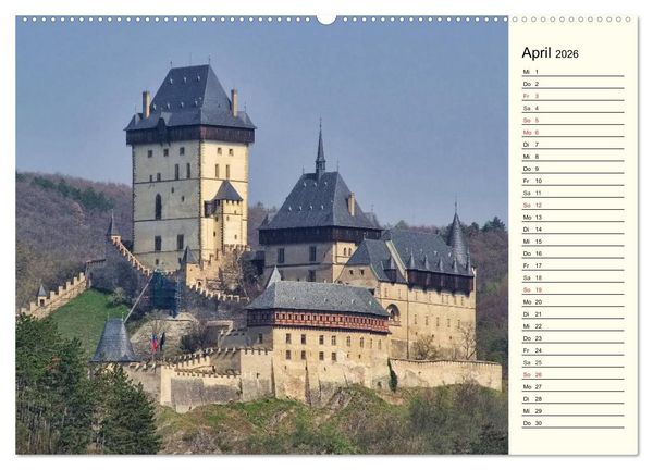 Produktbild: Tschechien (hochwertiger Premium Wandkalender 2026 DIN A2 quer), Kunstdruck in Hochglanz
