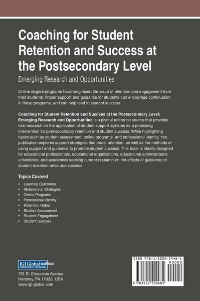 Produktbild: Coaching for Student Retention and Success at the Postsecondary Level