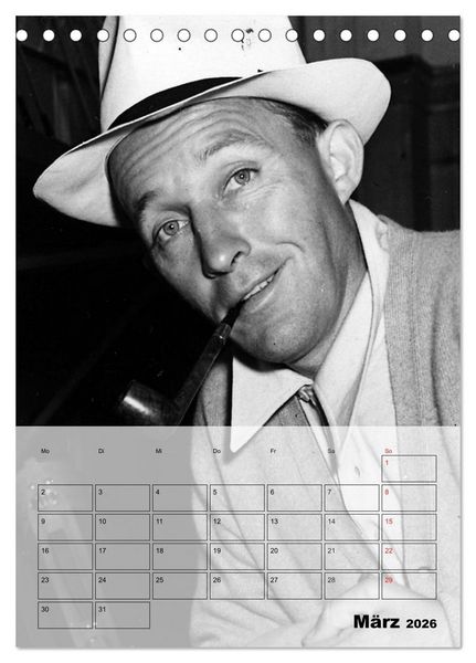 Produktbild: Filmstars - Legenden der goldenen Filmjahre (Tischkalender 2026 DIN A5 hoch), CALVENDO Monatskalender