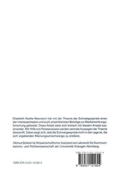 Produktbild: Massenmedien, Meinungsklima und Einstellung