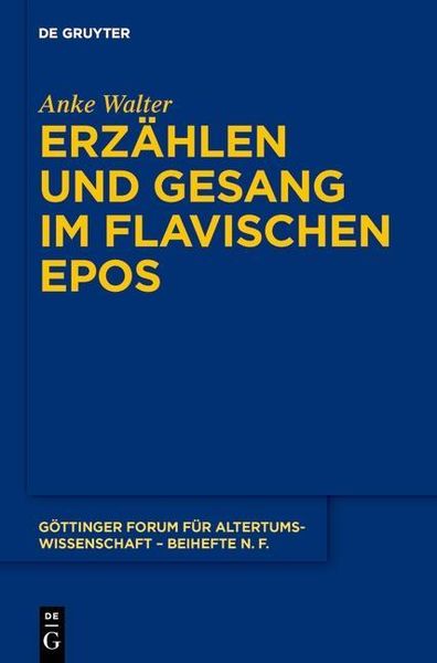 Produktbild: Erz&auml;hlen und Gesang im flavischen Epos