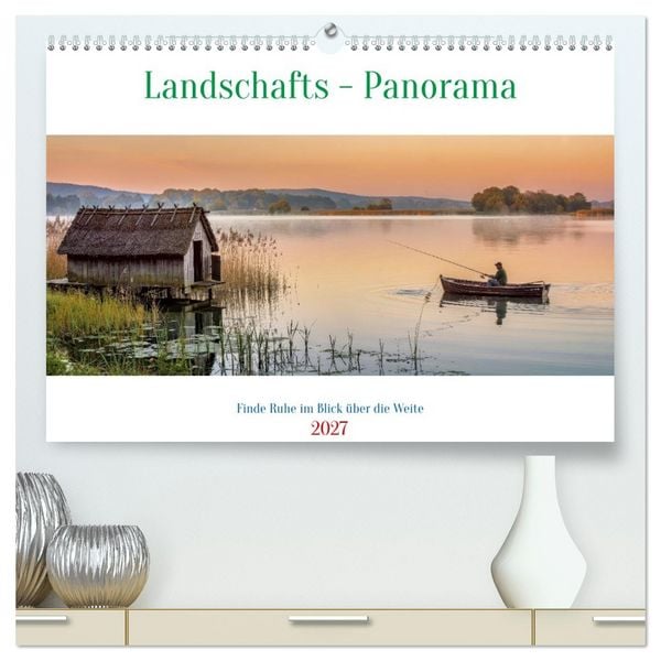 Produktbild: Landschafts - Panorama (hochwertiger Premium Wandkalender 2027 DIN A2 quer), Kunstdruck in Hochglanz