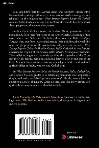 Produktbild: What Strange Mystery Unites the Turkish Nations, India, Catholicism, and Mexico?