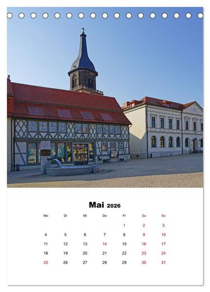 Produktbild: Haldensleben in Sachsen-Anhalt (Tischkalender 2026 DIN A5 hoch), CALVENDO Monatskalender