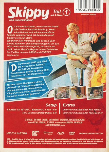 Produktbild: Skippy - Das Buschk&auml;nguruh - Teil 1 [4 DVDs]