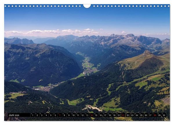 Produktbild: Sellagruppe - Traumhafte Ausblicke in den Dolomiten (Wandkalender 2026 DIN A3 quer), CALVENDO Monatskalender