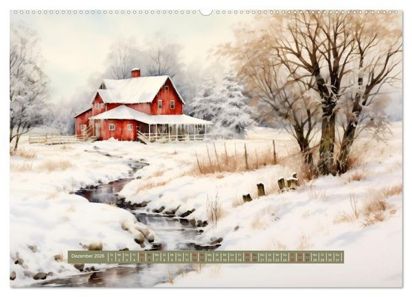 Produktbild: 365 Tage auf dem Land (Wandkalender 2026 DIN A2 quer), CALVENDO Monatskalender