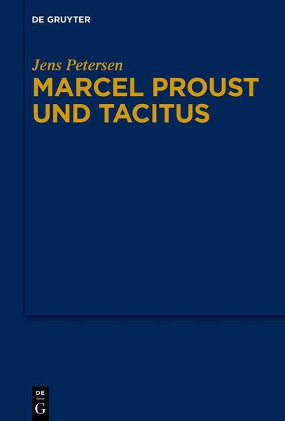 Produktbild: Marcel Proust und Tacitus