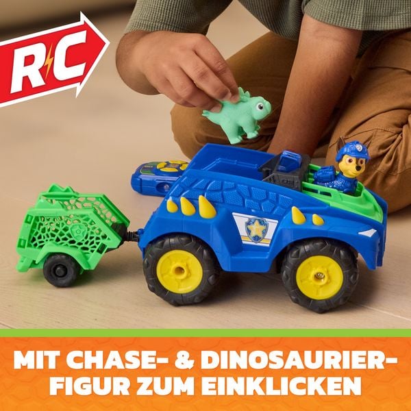 Produktbild: PAW Patrol: Der Dino Film, Chase' ferngesteuertes Dino Rettungs-Fahrzeug, RC Cruiser