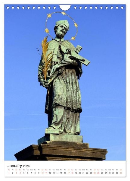 Produktbild: In Prague (Wall Calendar 2026 DIN A4 portrait), CALVENDO 12 Month Wall Calendar
