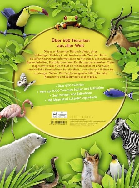 Produktbild: Das gro&szlig;e Tierbuch