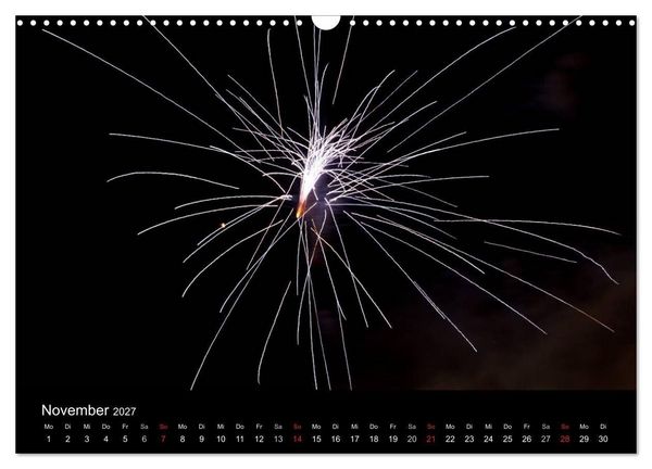 Produktbild: Feuerwerk (Wandkalender 2027 DIN A3 quer), CALVENDO Monatskalender