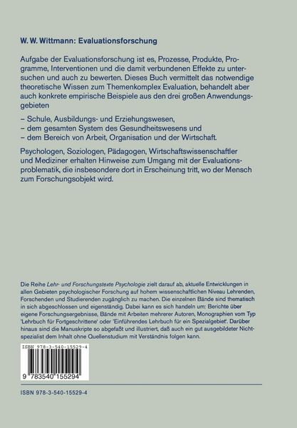 Produktbild: Evaluationsforschung