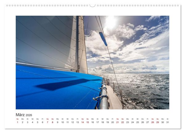 Produktbild: Karibische Segeltr&auml;ume (hochwertiger Premium Wandkalender 2026 DIN A2 quer), Kunstdruck in Hochglanz