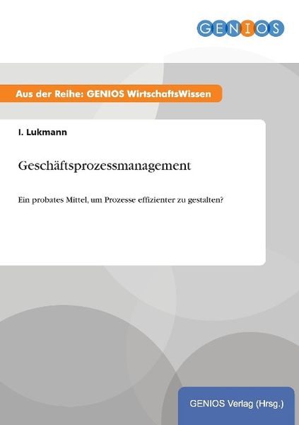 Produktbild: Gesch&auml;ftsprozessmanagement