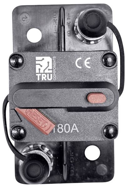 Produktbild: TRU COMPONENTS TC-13596608 Sicherungsautomat 180A Schwarz 1St.
