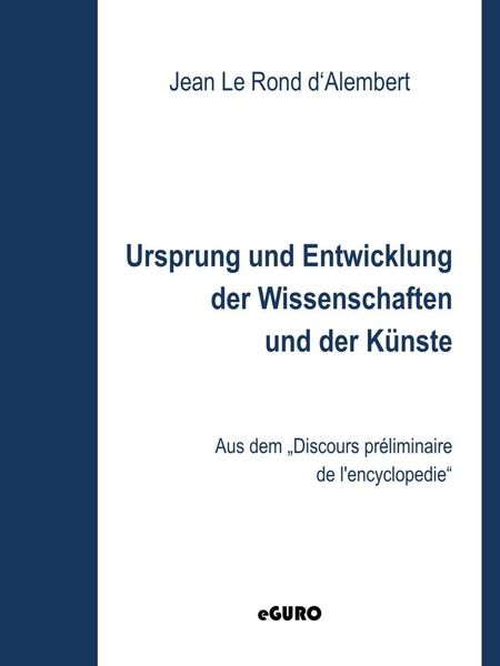 Produktbild: Ursprung und Entwicklung der Wissenschaften und der K&uuml;nste