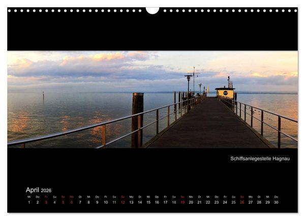 Produktbild: Panoramen vom Bodensee (Wandkalender 2026 DIN A3 quer), CALVENDO Monatskalender
