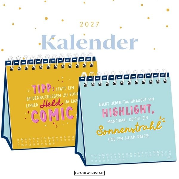 Produktbild: Tischkalender 2027 Nimm dir Zeit