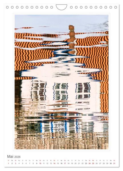 Produktbild: Wasserreflexionen (Wandkalender 2026 DIN A4 hoch), CALVENDO Monatskalender