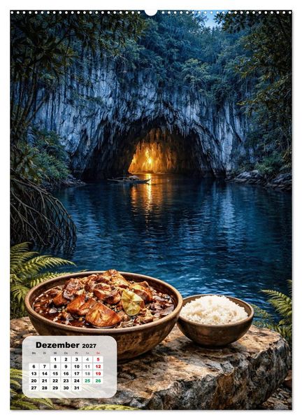 Produktbild: Philippinen - Eine Schlemmerreise durch die Perle des Orients (Wandkalender 2027 DIN A2 hoch), CALVENDO Monatskalender