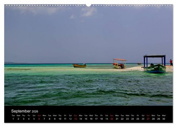 Produktbild: Jamaica Sun and Beaches (High Quality Premium Wall Calendar 2026 DIN A2 landscape),CALVENDO 12 Month Wall Calendar