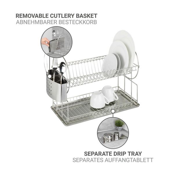 Produktbild: Geschirrabtropfer Exclusiv Duo, 2 Etagen