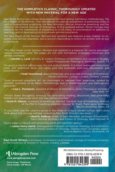 Produktbild: The Four Pages of the Sermon, Revised and Updated