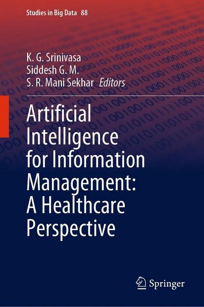 Produktbild: Artificial Intelligence for Information Management: A Healthcare Perspective