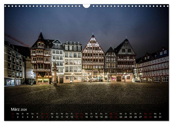Produktbild: Frankfurt city view (Wandkalender 2026 DIN A3 quer), CALVENDO Monatskalender