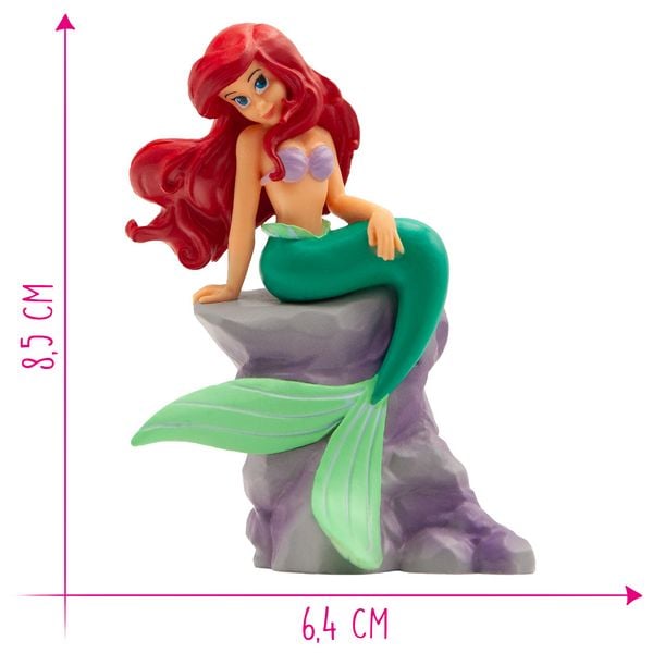 Produktbild: Bullyland Spielfigur - Walt Disney Arielle die Meerjungfrau auf Felsen, ca. 8,5 cm