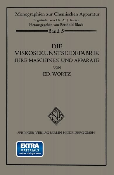 Produktbild: Die Viskosekunstseidefabrik ihre Maschinen und Apparate