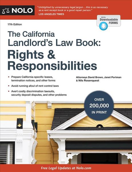 Produktbild: California Landlords Law Bk Ri