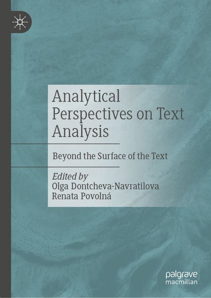 Produktbild: Analytical Perspectives on Text Analysis