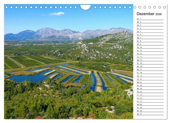 Produktbild: Kroatien - Traumhafte Landschaften und faszinierende St&auml;dte (Wandkalender 2026 DIN A4 quer), CALVENDO Monatskalender