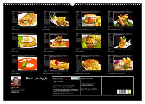 Produktbild: Rund um Veggie (Wandkalender 2026 DIN A2 quer), CALVENDO Monatskalender