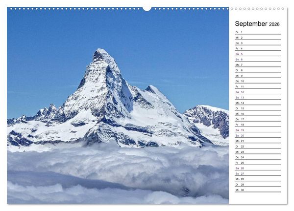 Produktbild: Matterhorn. Der Berg der Berge (Wandkalender 2026 DIN A2 quer), CALVENDO Monatskalender