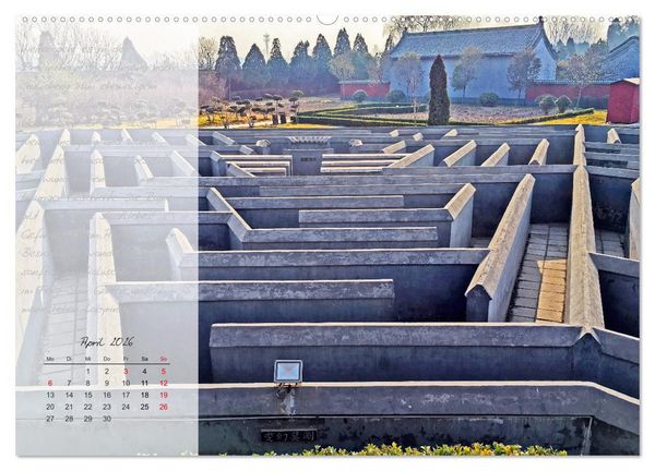 Produktbild: Geheimnisvolles China 2026 (hochwertiger Premium Wandkalender 2026 DIN A2 quer), Kunstdruck in Hochglanz