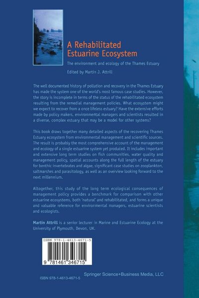 Produktbild: A Rehabilitated Estuarine Ecosystem