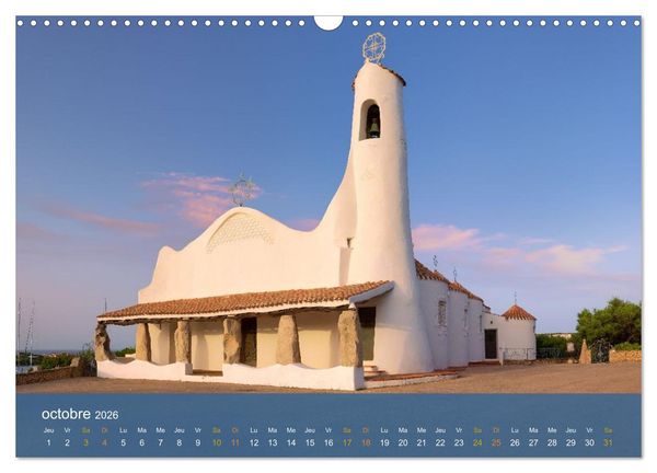 Produktbild: Sardaigne - L'&acirc;me sauvage de la M&eacute;diterran&eacute;e (Calendrier mural 2026 DIN A3 vertical), CALVENDO calendrier mensuel