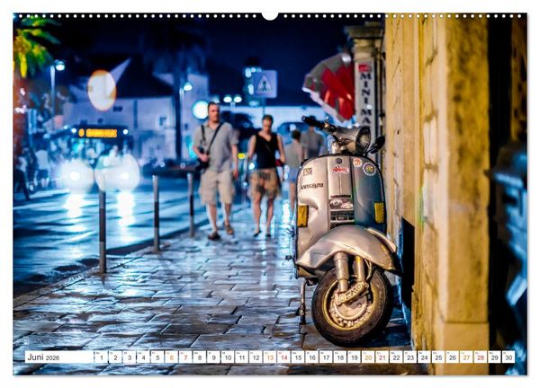 Produktbild: Kult Roller - Vesparade (hochwertiger Premium Wandkalender 2026 DIN A2 quer), Kunstdruck in Hochglanz