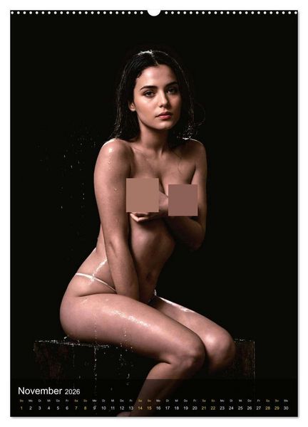 Produktbild: Feuchte Faszination - Wasser und Weiblichkeit (hochwertiger Premium Wandkalender 2026 DIN A2 hoch), Kunstdruck in Hochglanz