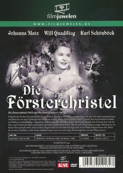 Produktbild: Die F&ouml;rsterchristel (1962 und 1952) - Doppelbox/Filmjuwelen [2 DVDs]