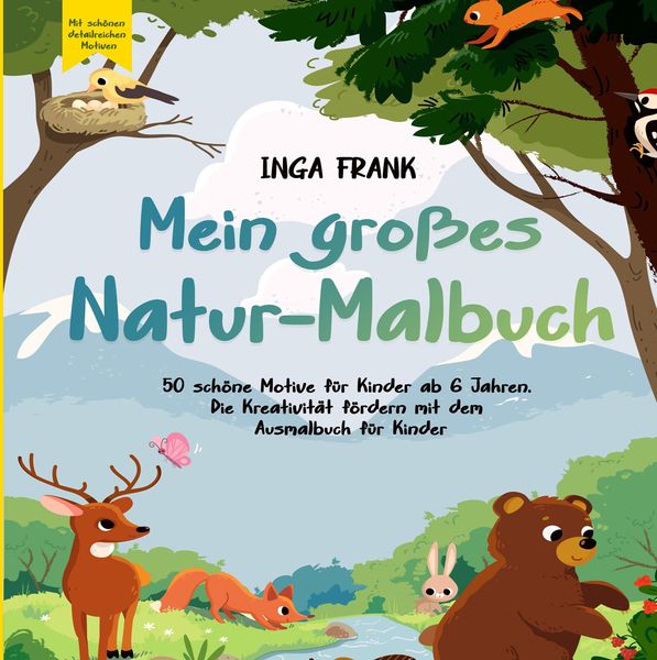Produktbild: Mein gro&szlig;es Natur-Malbuch