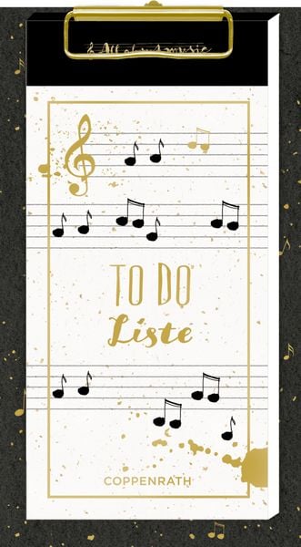 Produktbild: Notizblock - TO DO Liste (All about music)