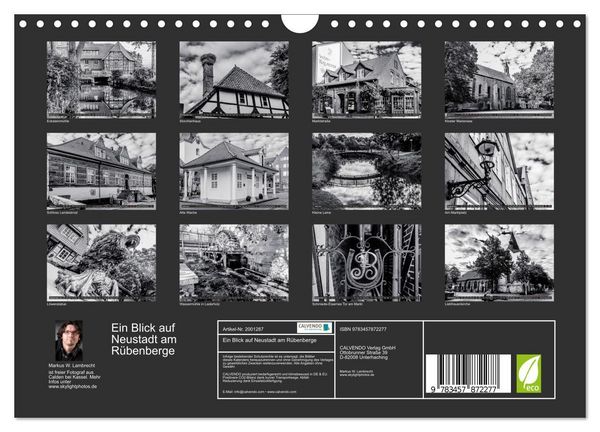 Produktbild: Ein Blick auf Neustadt am R&uuml;benberge (Wandkalender 2026 DIN A4 quer), CALVENDO Monatskalender