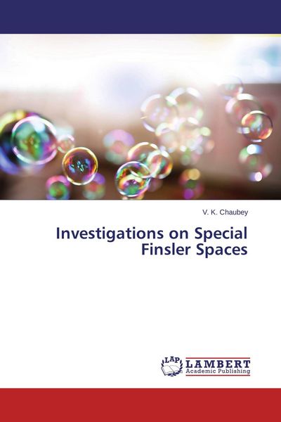 Produktbild: Investigations on Special Finsler Spaces