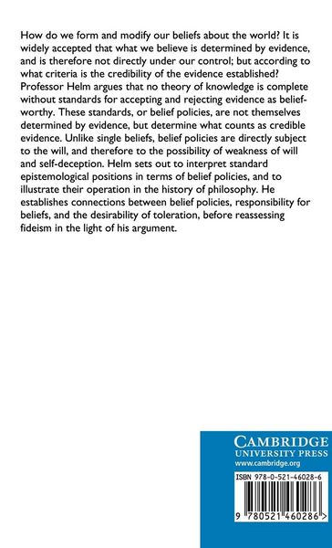 Produktbild: Belief Policies