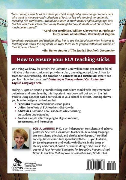 Produktbild: Designing a Concept-Based Curriculum for English Language Arts