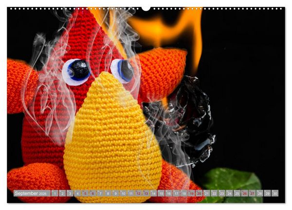 Produktbild: Amigurumi - Die geh&auml;kelte Welt (hochwertiger Premium Wandkalender 2026 DIN A2 quer), Kunstdruck in Hochglanz